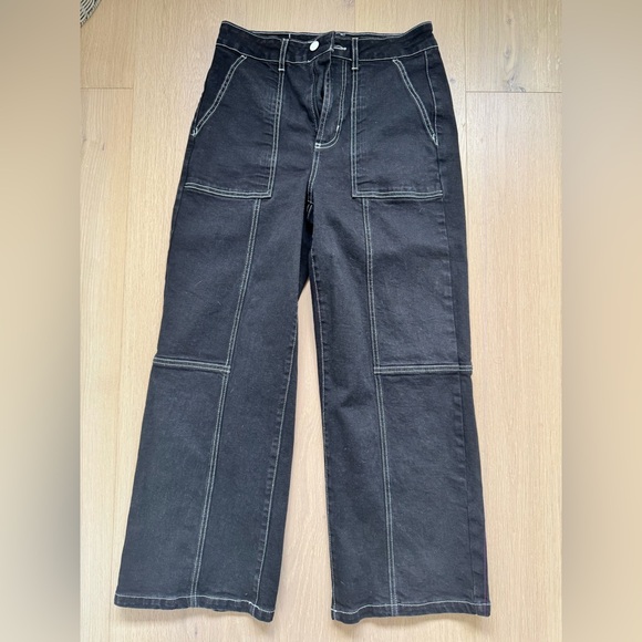 RAILS GETTY CROP BLACK JEANS- SIZE 29- WORN ONCE - Picture 1 of 5